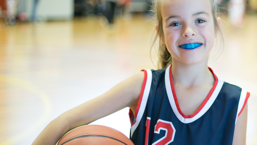 Basketball Girl Mouth Guard